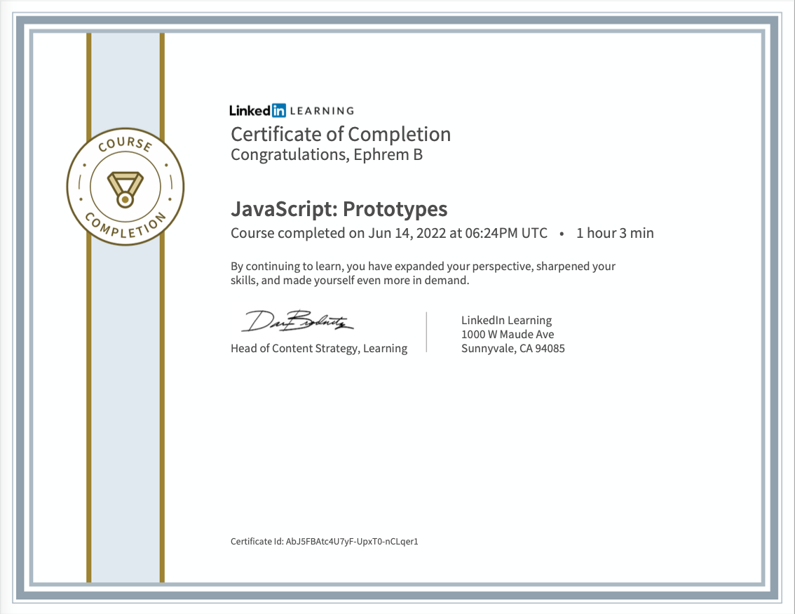JavaScript Prototypes